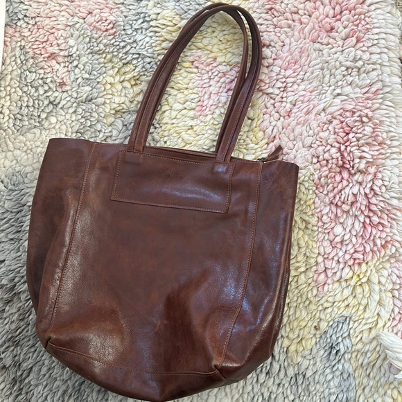 NWOT Naot brown leather tote - Picture 2 of 6